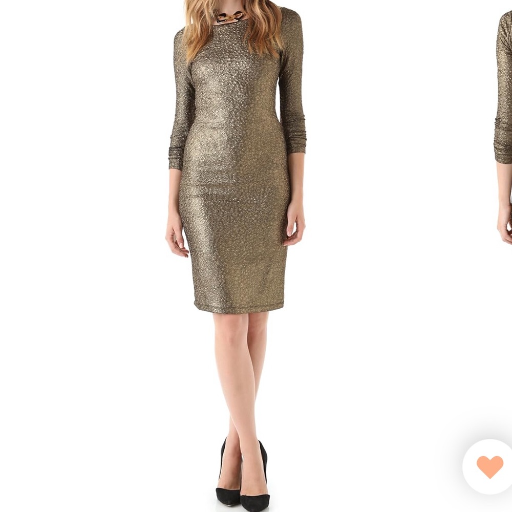 NWT Alice and Olivia Selma Mesh Back Dress